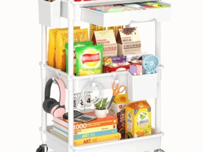 3 Tier Rolling Cart Deal: Save $14.xx at Amazon Limited Time