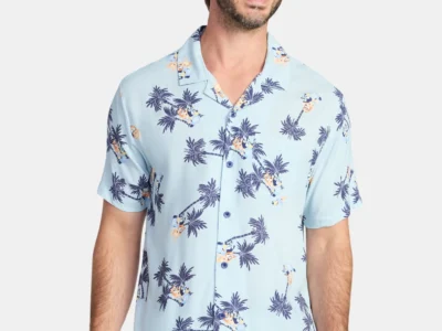 Bluey Men’s Graphic Button-Up Shirt Just $3.90 at Walmart
