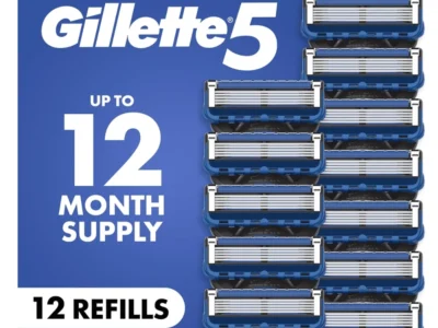 Gillette 5 Men’s Razor Blade Refills Deal: Save $11.xx at Amazon