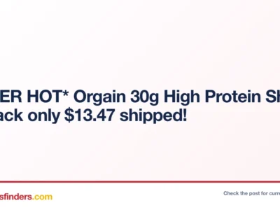 Orgain High Protein Shake Only $13.xx Shipped at Amazon