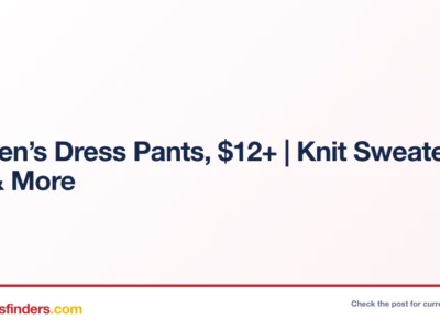 Women’s Dress Pants & Knit Sweaters Only $12.xx at Amazon
