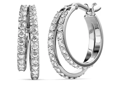 Cate & Chloe Corina 18k Gold Plated Hoops $20.99 (Reg. $28.99)