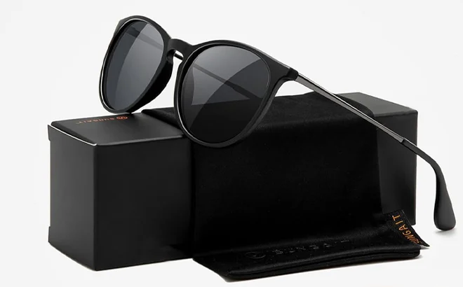 SUNGAIT Premium Vintage Round Sunglasses Deal: Save $10