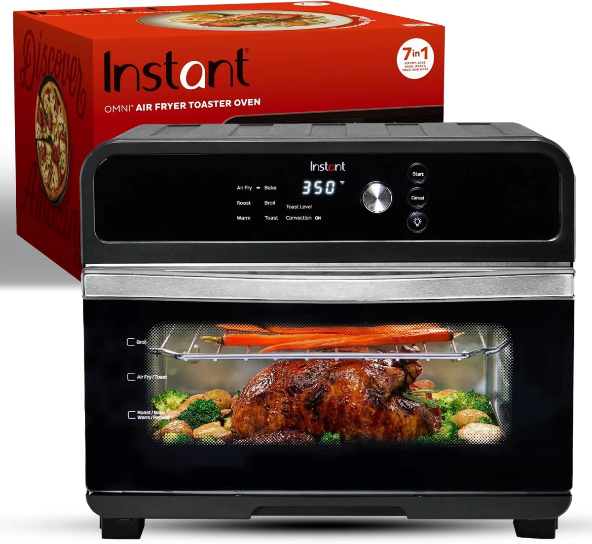 Instant Pot Omni 7-in-1 Air Fryer Toaster Oven Just $149.xx at Amazon