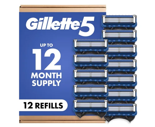 Gillette 5 Men’s Razor Blade Refills Deal: Save $11