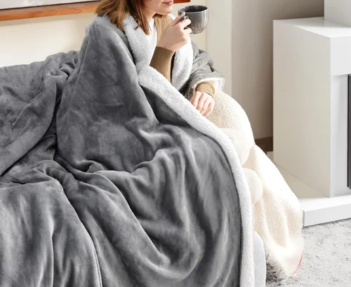 Bedsure 50″ x 60″ Sherpa Blanket for $10.xx