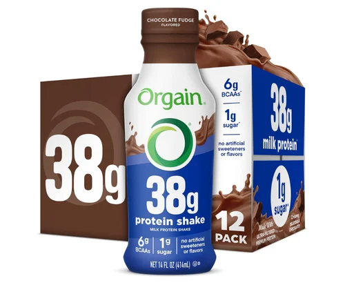 12-Pack 14oz Orgain Grass-Fed Protein Shake Deal – Save Now
