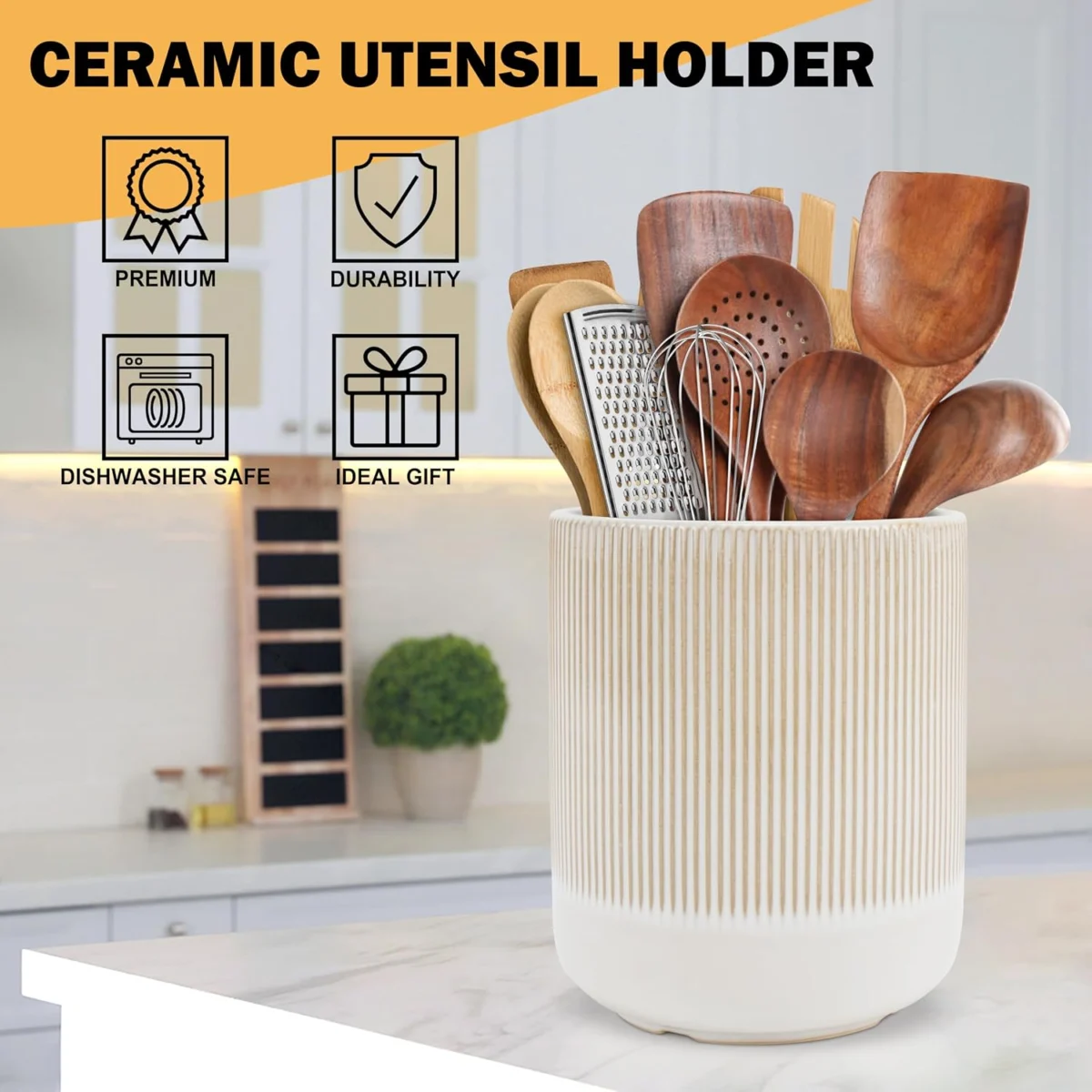 Ceramic Kitchen Utensils Holder Deal