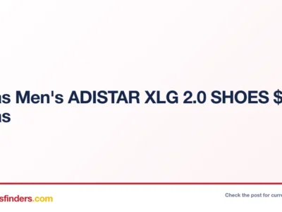 adidas Men’s ADISTAR XLG 2.0 SHOES $58 at adidas