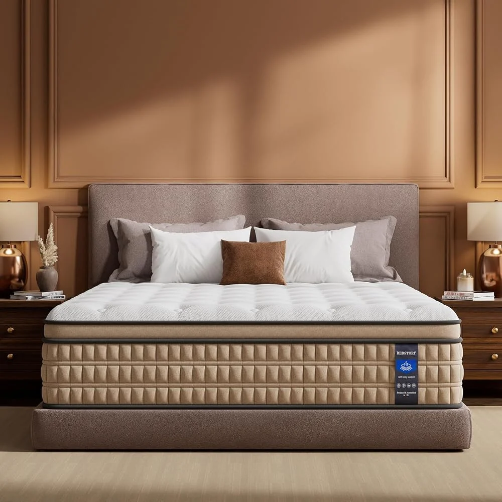 BedStory 12 inch Medium Firm Queen Mattress Only $219.xx (Reg.