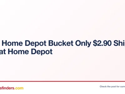 Home Depot deal card
