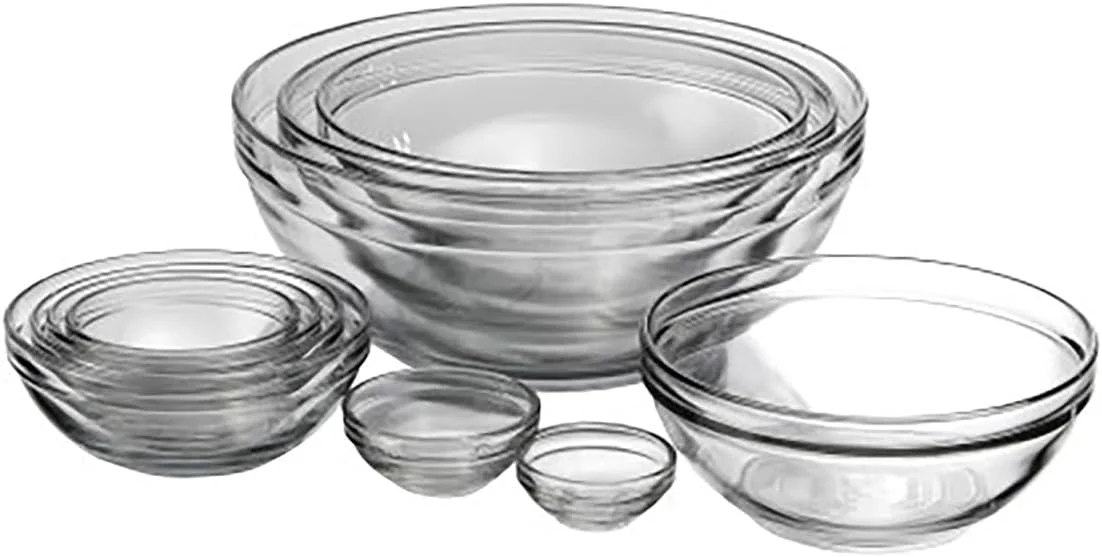 Anchor Hocking 10-Pc Nesting Glass Mixing Bowls Set Only $24.xx