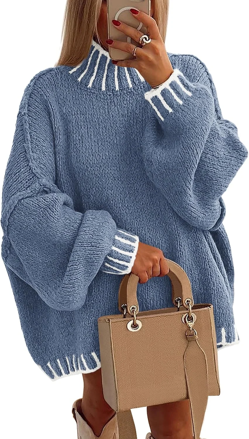 PRETTYGARDEN Women’s Mock Neck Sweater Only $36.xx (Reg. $40)