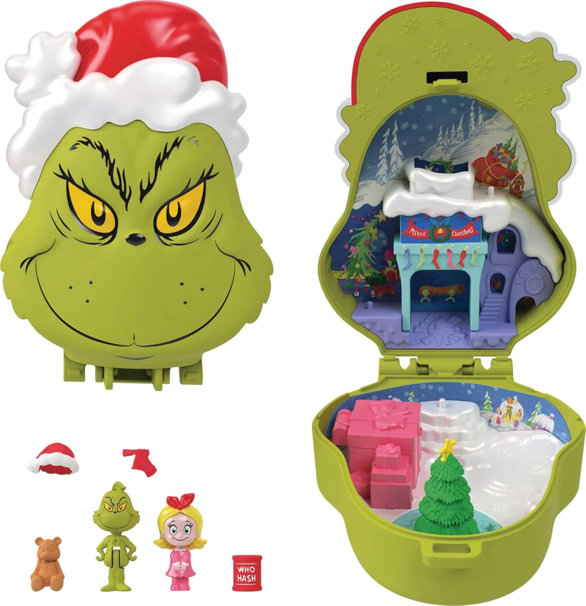 Grinch Polly Pocket Set Only $9.xx at Amazon