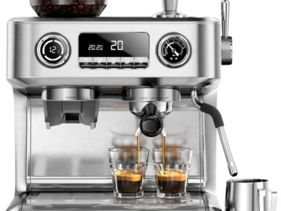 Kismile 20 Bar Dual Boiler Espresso Machine Only $295.xx (Reg. $650)