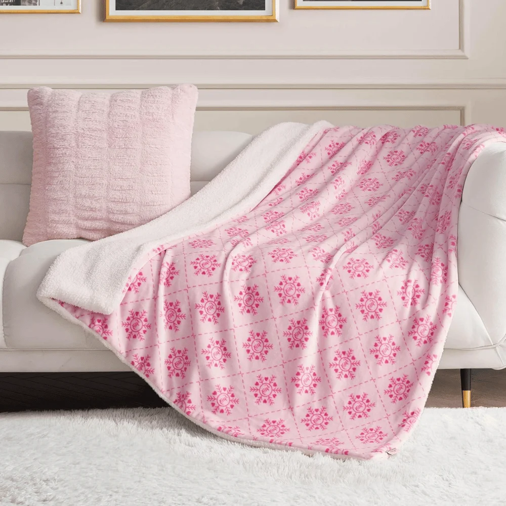 Juicy Couture Sherpa Throw Blanket Deal: Save $30.xx at Amazon