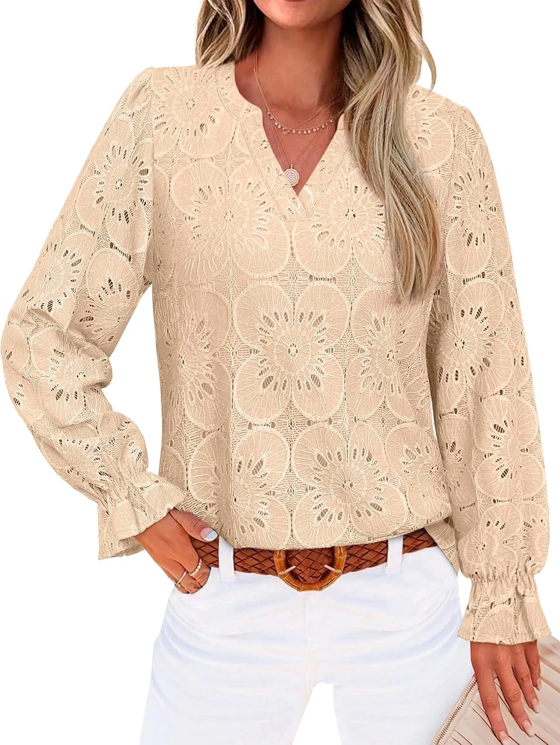 RUMIA Women’s Eyelet Lace Tops Only $9.xx (Reg. $19) at Amazon