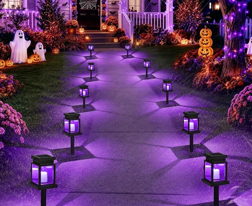 8-Pack Solar Halloween Lantern Lights for $22.xx (Reg $50)