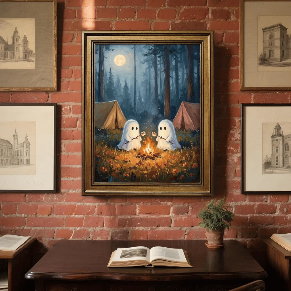 Ghosts Camping Canvas Wall Art Deal: Save $7.xx at Amazon