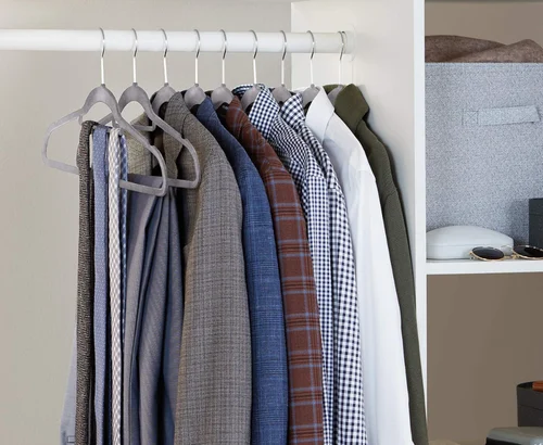 Slim Velvet Suit Hangers 50-Pack for $15.xx