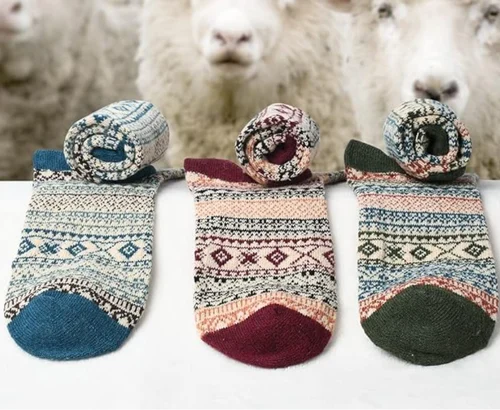 5 Pairs Winter Women’s Socks for $4.xx