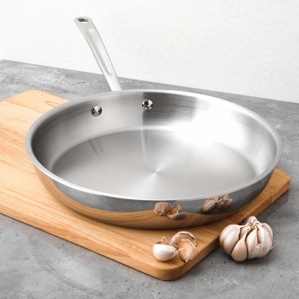 Amazon Basics Tri-Ply Stainless Steel Fry Pan Deal: Save $15.xx at Amazon for Your…