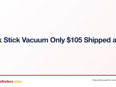 Shark Stick Vacuum Only $105 Shipped at HSN