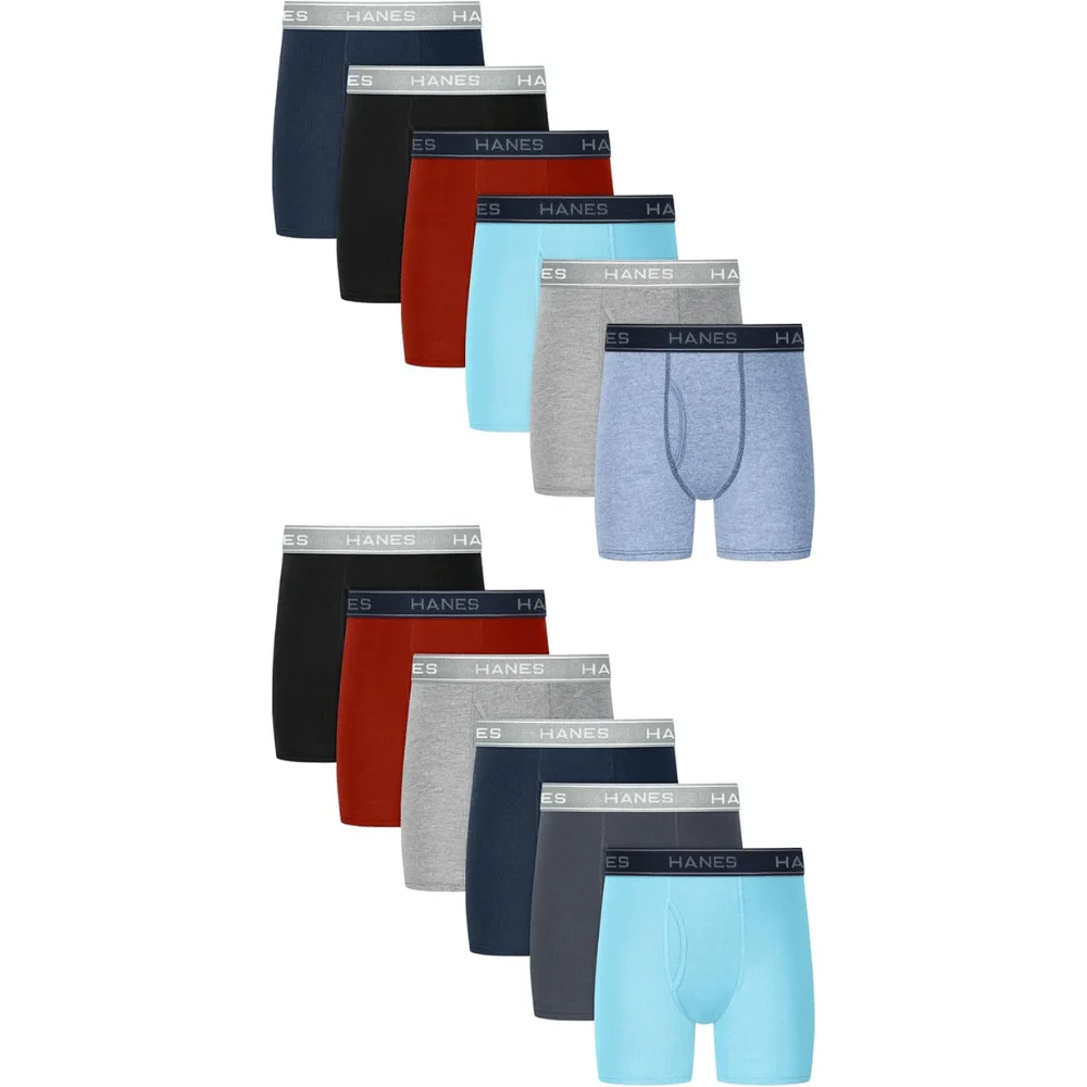 Hanes Boys’ Boxer Briefs 12 Pack Deal: Save $5.xx at Amazon