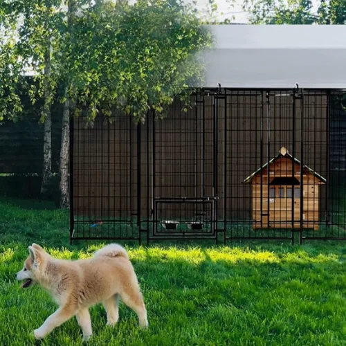 Metal Dog Kennel With Roof Only $155.99 (Reg. $525) at Creatorlink