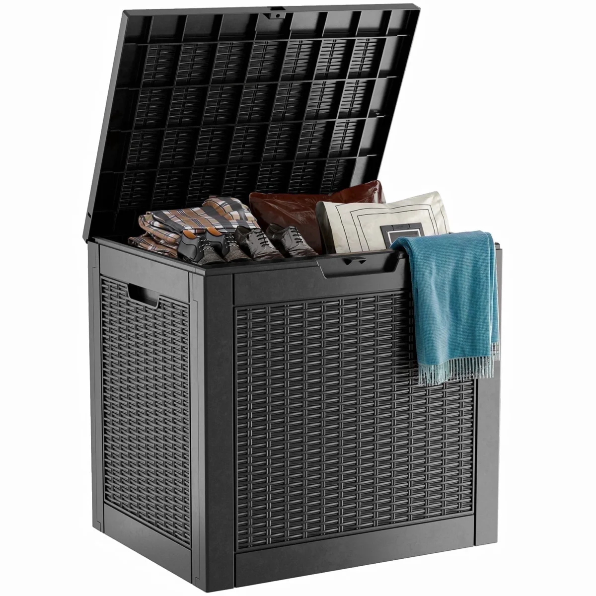 EasyUp 30‑Gallon Resin Deck Box $25 (Reg. $43.99) at Walmart