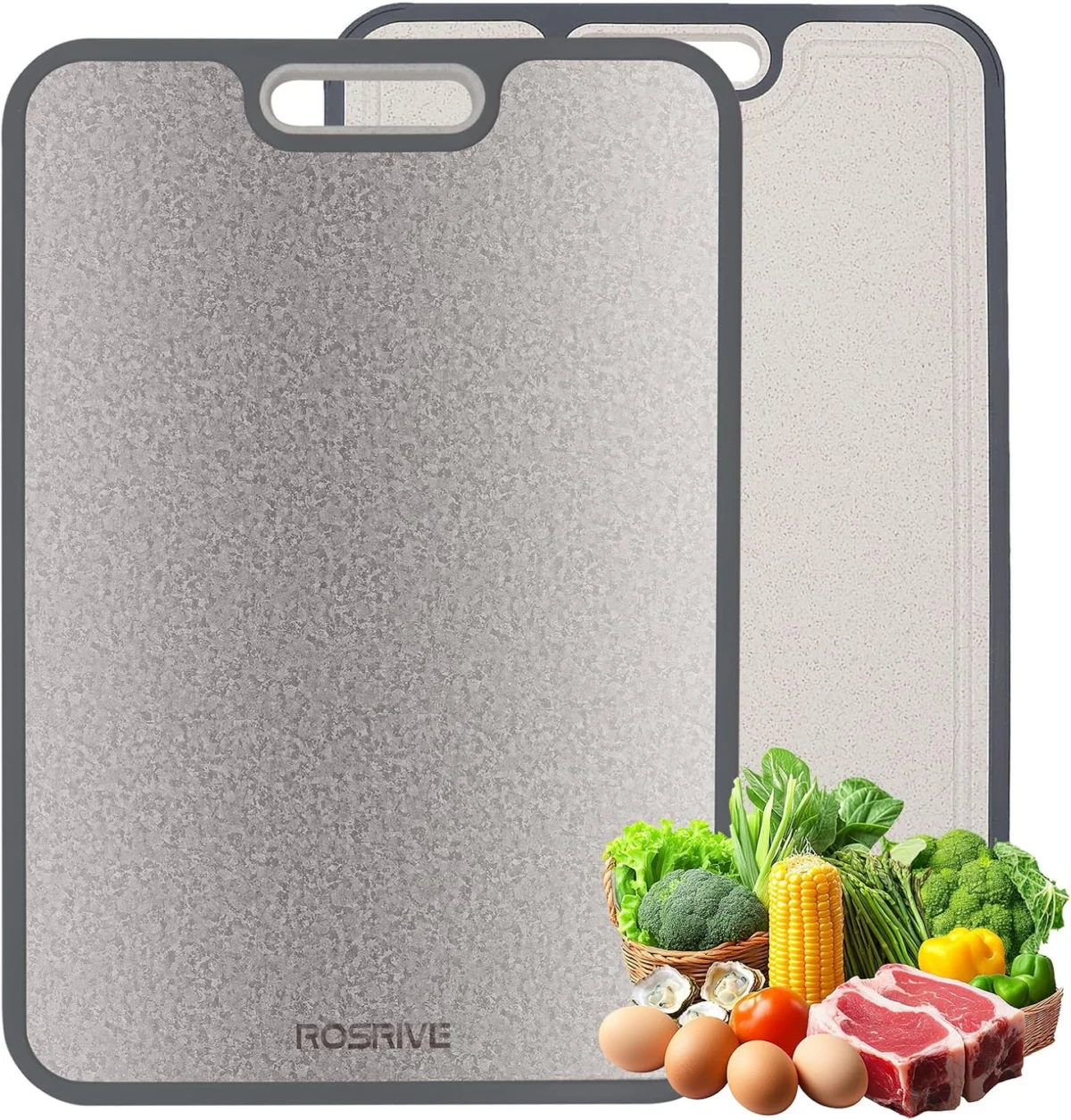 Titanium Double Sided Crystallization Cutting Boards Only $6.xx