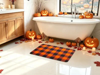 Amazon : Rubber Absorbent & Quick Dry Halloween Bathroom Rugs $3.xx (Reg$7) + Free Prime Shipping. #Ad