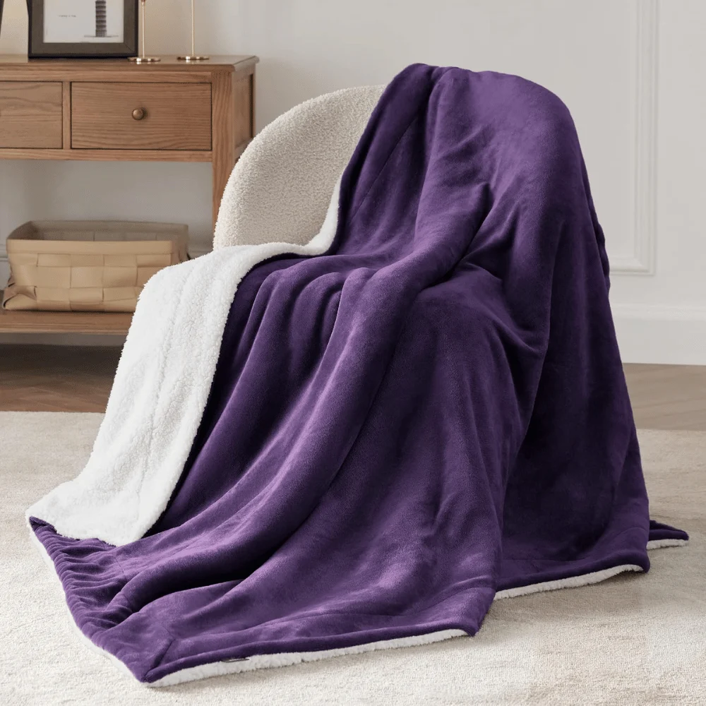 Bedsure Sherpa Fleece Throw Blanket Deal: Save $16.xx at Amazon