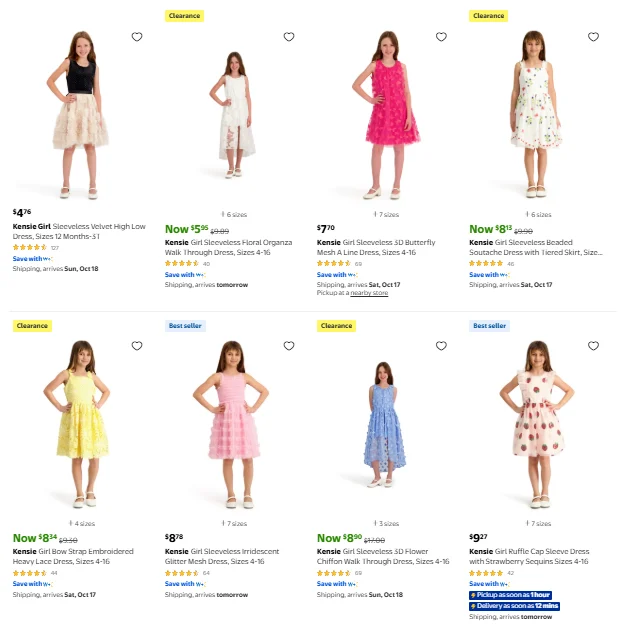 Kensie Girl Dresses Deal: Save $3.94 at Walmart