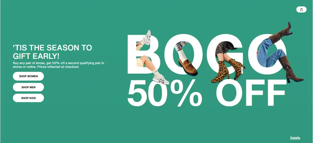 All Shoes BOGO 50% Off Deal at DSW