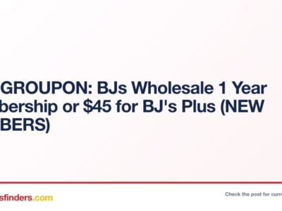 BJ’s Wholesale 1 Year Membership Only $9 at Groupon