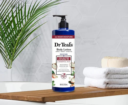 3 Bottles Dr Teal’s Shea Butter & Almond Body Lotion (18oz) for $11.xx w/ Subs&