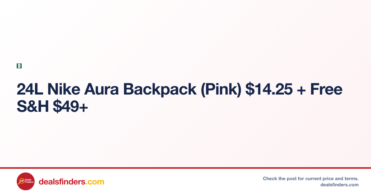 Nike Aura Backpack Deal at Dick’s Sporting Goods