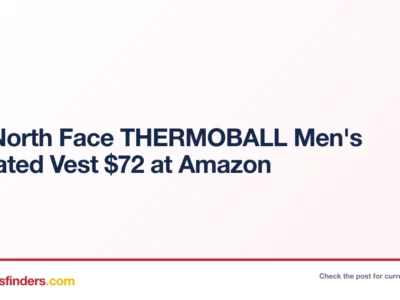 The North Face THERMOBALL Men’s Insulated Vest $72.xx at Amazon