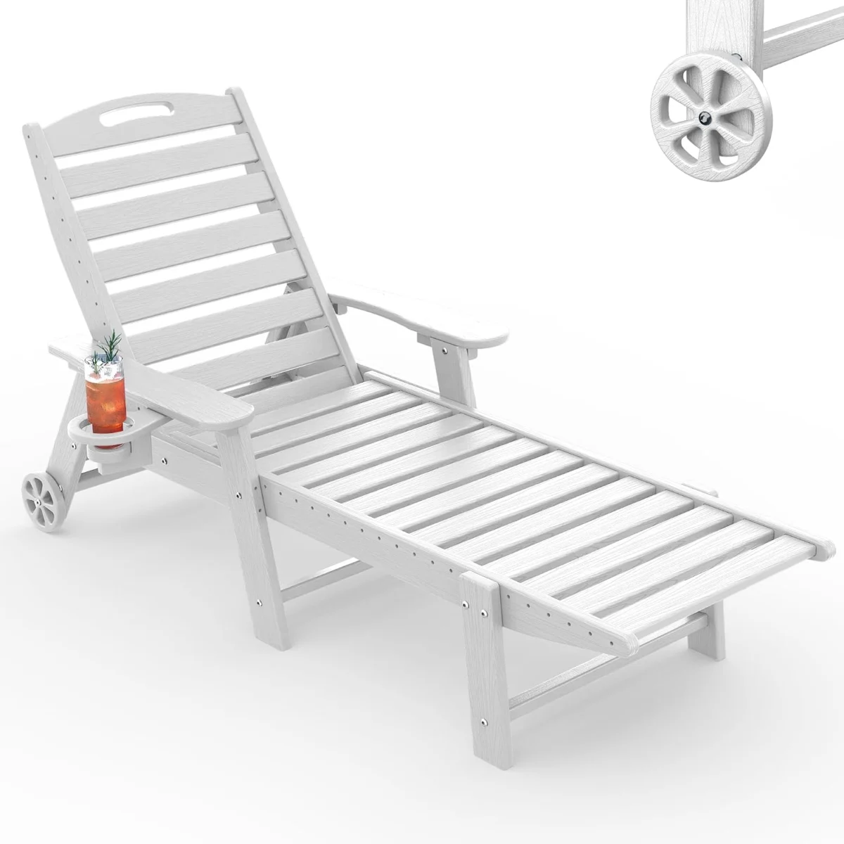 SUUNYN Oversized HDPE Outdoor Lounge Chair Only $110.xx (Reg.