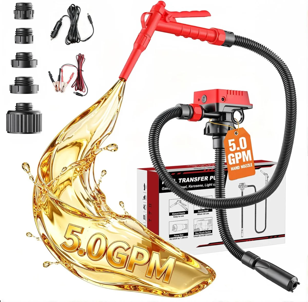 DIYtoolifz Fuel Transfer Pump Only $43.xx at Amazon
