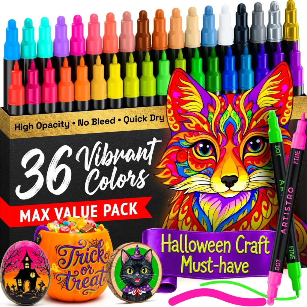 Artistro 36-Pc Paint Marker Pens $9.xx (Reg. $15) at Amazon