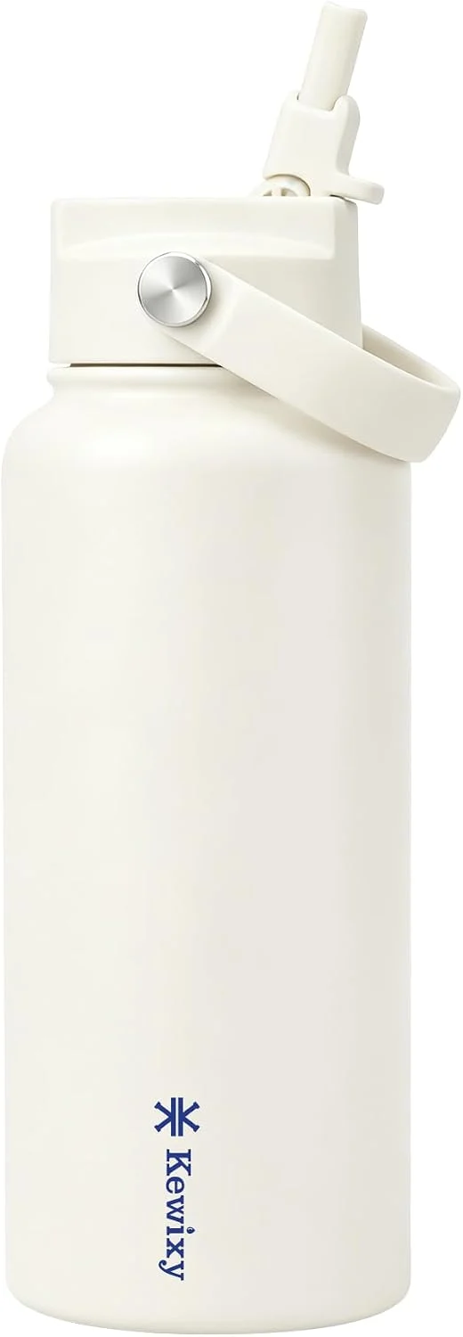 KEWIXY 32‑Oz Insulated Stainless Steel Water Bottle Only $17.xx