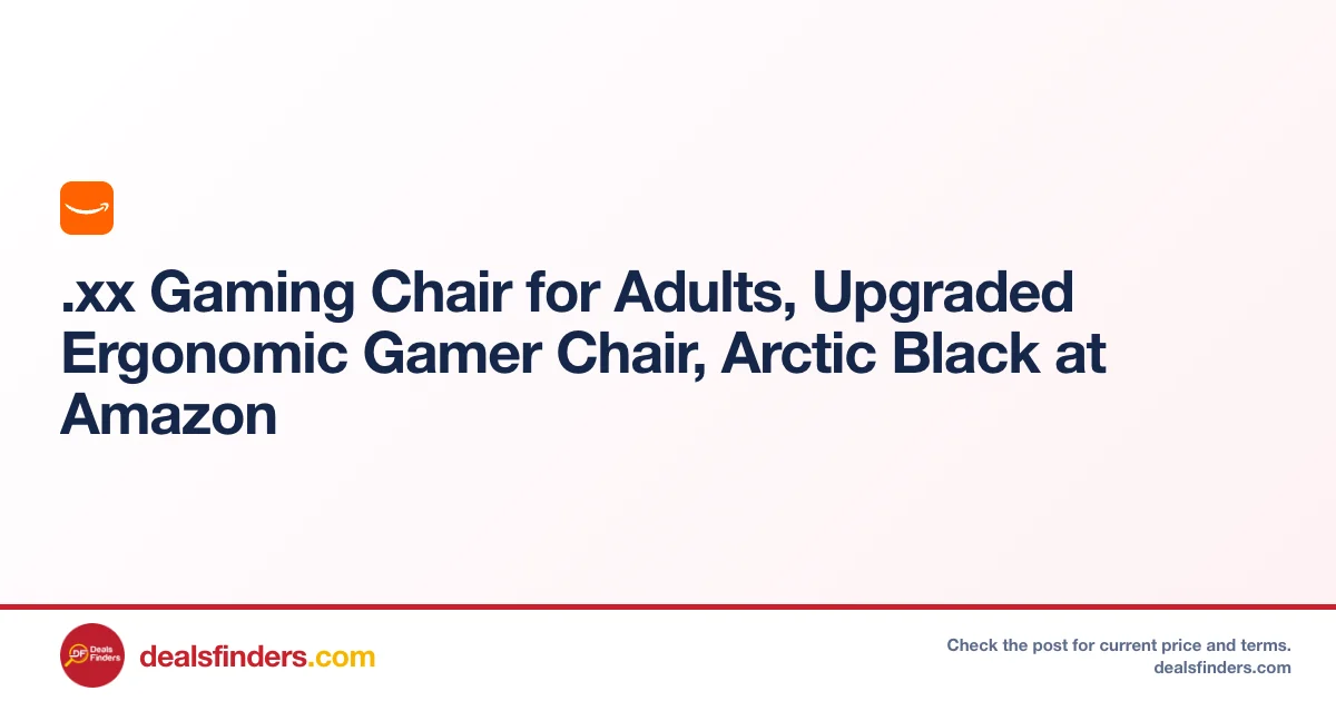 .xx Gaming Chair Only $89.xx (Reg. $270) at Amazon
