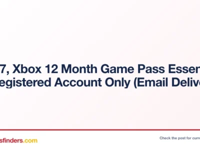 $61.47, Xbox 12 Month Game Pass Essential – US Registered Account Only (Email Delivery)