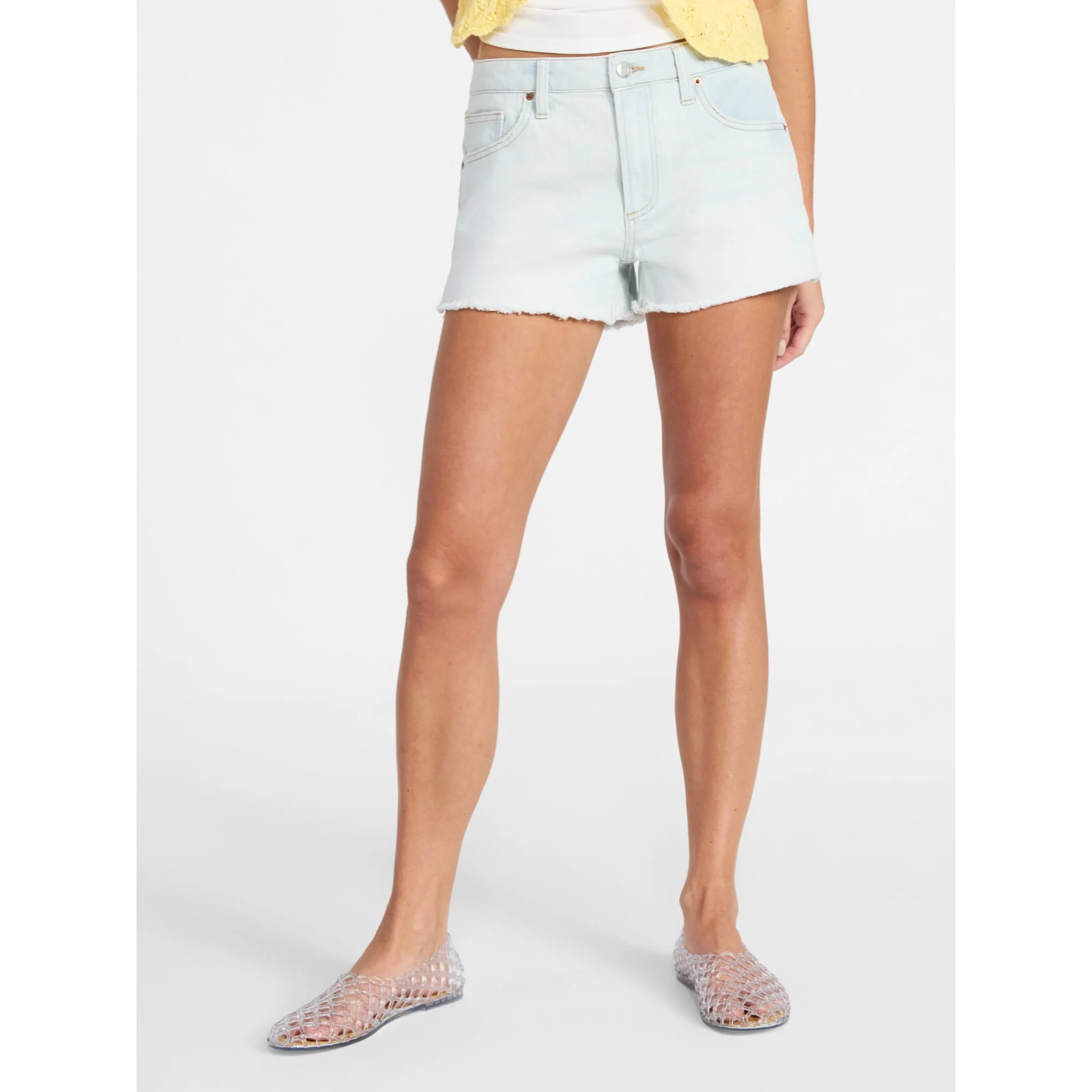 Women’s No Boundaries Mid-Rise Classic Denim Shorts Only $4.75