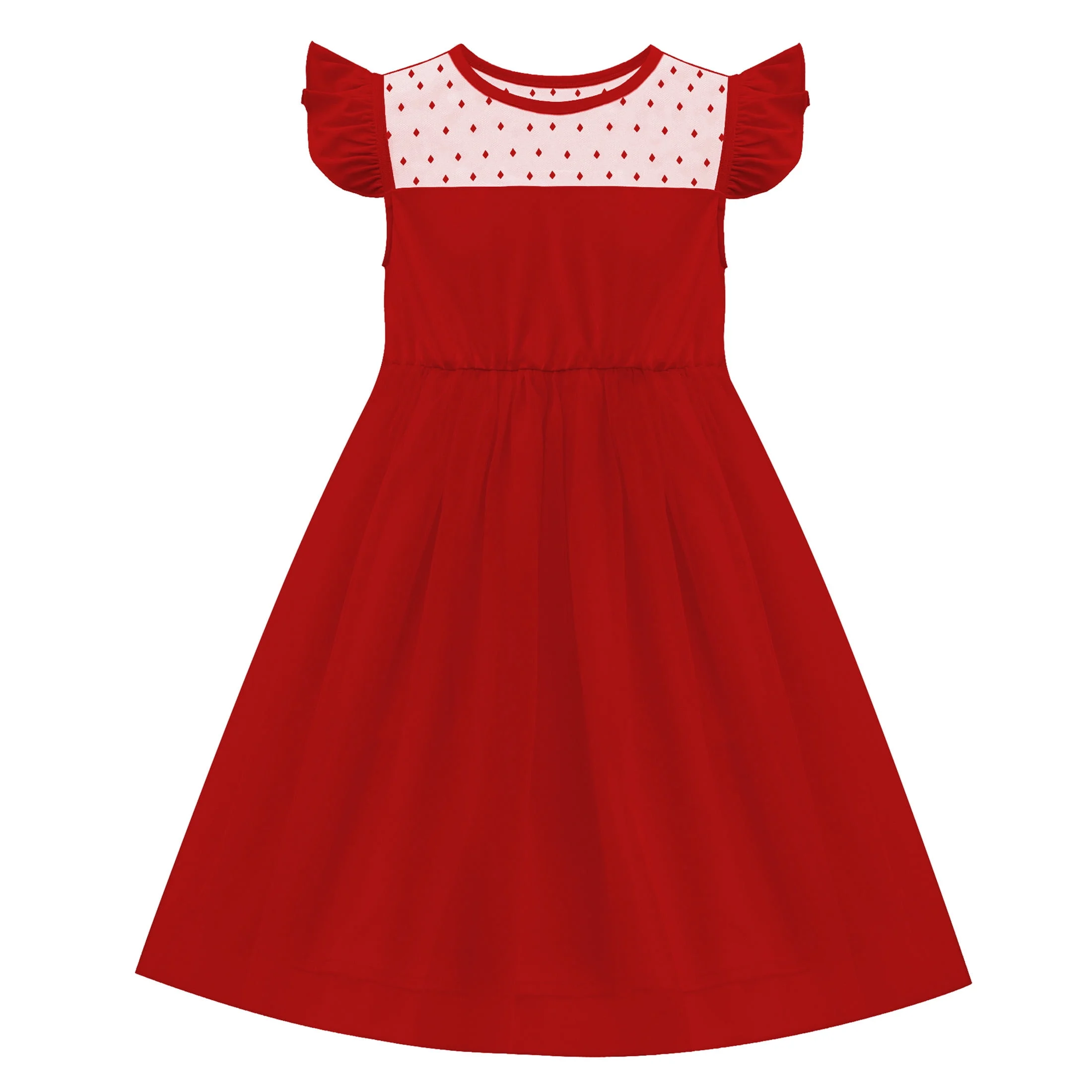 Flower Girl Dress Mesh Flutter Sleeve Only $8.99 (Reg. $30) at Walmart