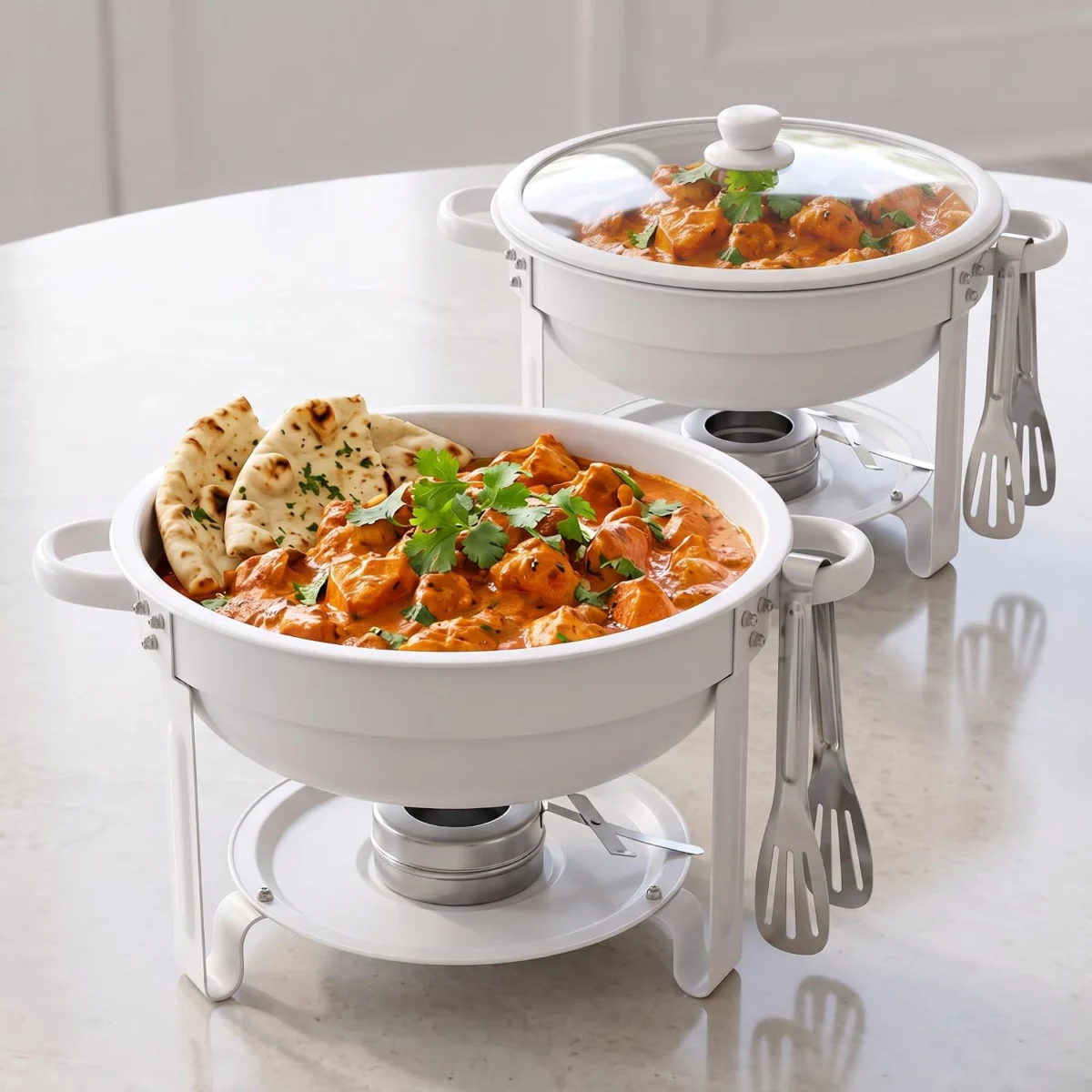 Teynouk 2‑Pack Round Chafing Dish Set $72.xx (Reg. $120) at Amazon