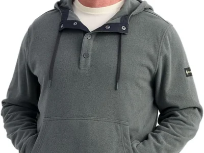 Amazon :Nomad Men’s Still Trad Midweight Fleece Hoodie w/ Snap-Front Design $24.xx (Reg$140) + Free Shipping. #Ad