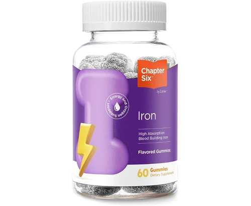 60 Zahler Chapter Six Iron Supplement Gummies Deal